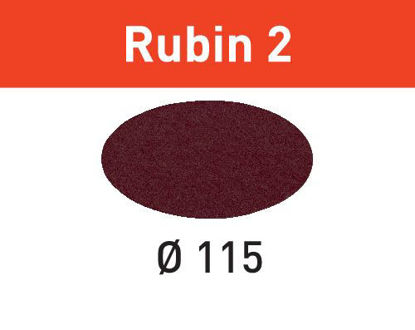 Picture of Abrasive sheet Rubin 2 STF D115 P100 RU2/50