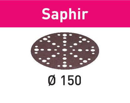 Picture of Abrasive sheet Saphir STF-D150/48 P80 SA/25