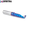 Picture of 51428-K Solid Carbide CNC Spektra™ Extreme Tool Life Coated Spiral 'O' Flute, Plastic Cutting 1/2 Dia x 1-5/8 x 1/2 Inch Shank Up-Cut Router Bit