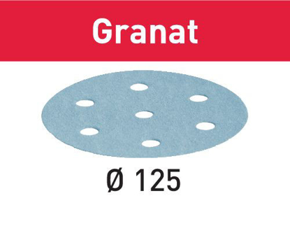 Picture of Abrasive sheet Granat STF D125/8 P180 GR/10